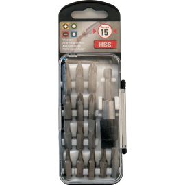 Coffret 15 embouts de vissage HSS Smartool Technic longueur 25 mm - 130025 pas cher Principale M