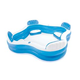 Piscine gonflable familiale octogonale Intex avec sièges et appuie-têtes photo du produit Principale M