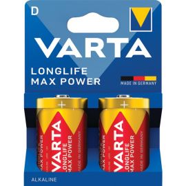 Pile alcaline 1,5V Varta Longlife Max Power LR20/D blister de 2 - 546292 photo du produit Principale M