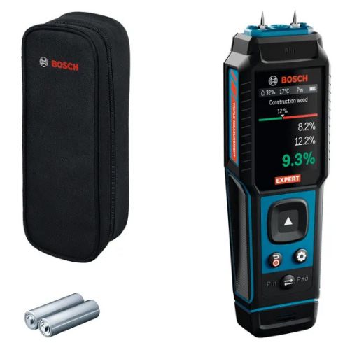 Humidimètre EXMM3-17 + 2 piles 1,5V LR6 (AA) - BOSCH EXPERT - 0601078300 pas cher