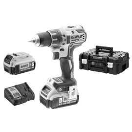 Perceuse-visseuse sans-fil XR BL Tool Connect 18 V + 2 batteries 5Ah + chargeur + coffret T-Stak - DEWALT - DCD792P2B pas cher Principale M