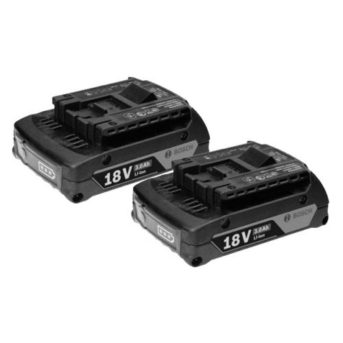 Pack de 2 batteries GBA 18V 3.0Ah - BOSCH - PACK2BAT3LI pas cher