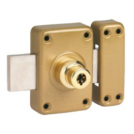 Verrou &agrave; double entr&eacute;e s&eacute;rie 7000 cylindre de 45mm - POLLUX &ndash; 120110 pas cher Principale M