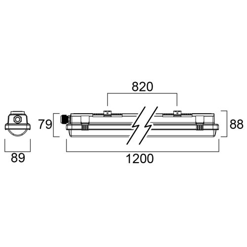 Lampe resisto 1200 HE 4800lm 840 - SYLVANIA – 0010233 pas cher Secondaire 10 L