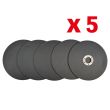 5 disques abrasif aggloméré à tronçonner FARTOOLS 119093 photo du produit