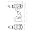 Perceuse visseuse sans-fil Metabo BS 18 LTX Impuls 18 V + 2 batteries 4.0 Ah + chargeur + METABOX photo du produit Secondaire 5 S