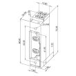 Gâche électrique à rutpture 3 ROUREG mini diode contact 12 - 24 V DC SEWOSY SEM3R-V2 photo du produit Secondaire 1 S