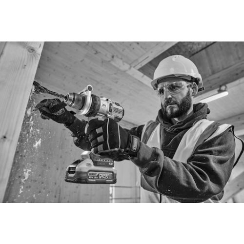 Perceuse-visseuse &agrave; percussion Pr&eacute;mium XR 18V Brushless 3 vitesses (sans batterie ni chargeur) avec T-STAK - DEWALT - DCD1007NT-XJ pas cher Secondaire 7 L
