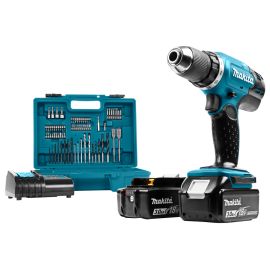 Perceuse visseuse LXT 18 V Makita DDF453SFX1 avec kit d'accessoires + 2 batteries 3 Ah + chargeur + coffret photo du produit Principale M