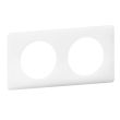 Boite de 5 plaque de finition CELIANE 2 postes laqu&eacute; blanc - LEGRAND - 066632 pas cher