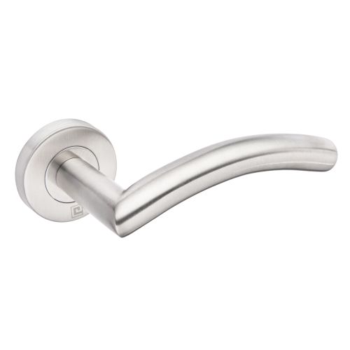 Béquille double JADE sur rosace bec de cane inox 1494 - HERACLES - B-INOX-04 pas cher