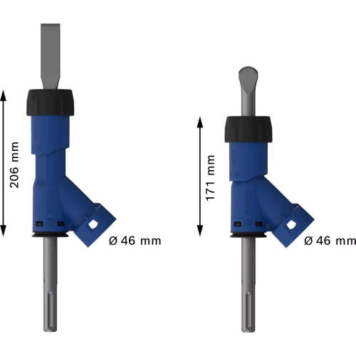 Adaptateur pour burin plat SDS Clean max 25 x 400 mm BOSCH EXPERT 2608901477 photo du produit Secondaire 1 L