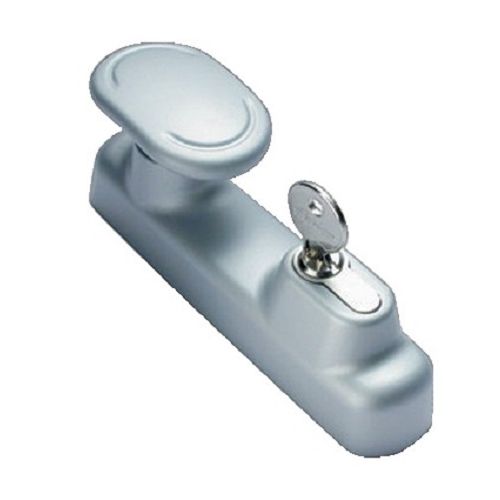 Module ext&eacute;rieur pour antipanique EVAK profil europ&eacute;en avec bouton argent HERACLES 8585A0054_G5 photo du produit Secondaire 5 L