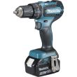 Perceuse-visseuse à percussion 18V + 2 batteries 5Ah + chargeur rapide + coffret MAKPAC - MAKITA - DHP485RTJ pas cher Secondaire 1 S