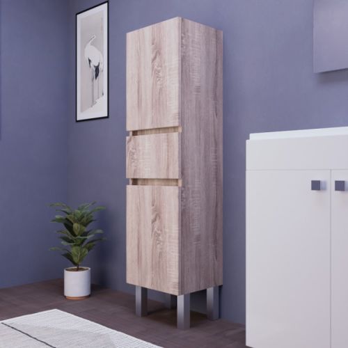 Armoire UNIVERS cambrian oak cachevis - CUISIBANE - ARM-UNIV35CO+C pas cher Secondaire 1 L