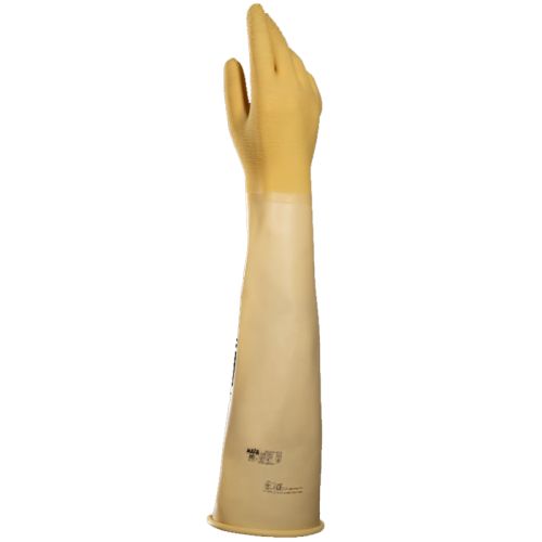 Gant latex Alto 285 chlorinée + grip 60 cm jaune T10 MAPA 3428536 photo du produit