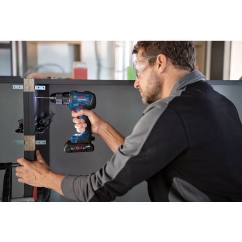 Pack 2 outils 18 V (GDR18V-200 + GSR18V-55 Professional) + 2 batteries 4 Ah + chargeur en coffret L-Case BOSCH 06019J2108 photo du produit Secondaire 4 L