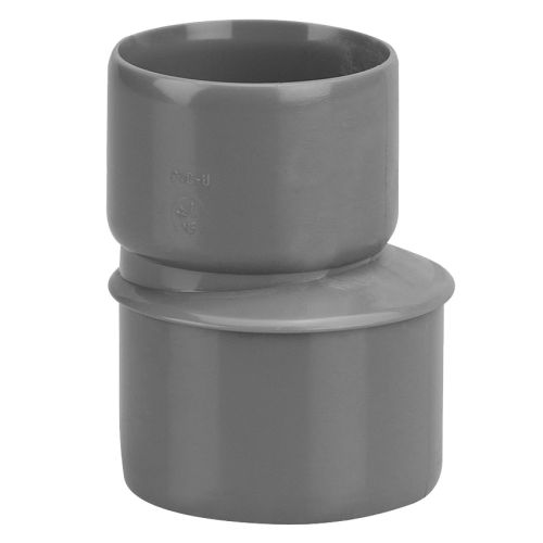 R&eacute;duction ext&eacute;rieure excentr&eacute;e PVC m&acirc;le-femelle &Oslash;50/40 - WAVIN - 3025935 pas cher