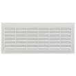 Grille d'aération rectangulaire 108 x 254 mm à coller ou à visser blanche NICOLL 1B111 photo du produit Secondaire 1 S