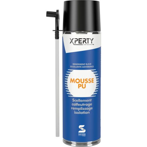 Mousse polyur&eacute;thane monocomposante manuelle 500 ml XPERTY 109770 photo du produit Principale L