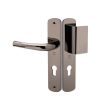 Ensemble sur plaque aluminium SALOME HOME ELEGANCE entraxe 195mm palière clé I miroir - HERACLES - B-SALOME-105 pas cher