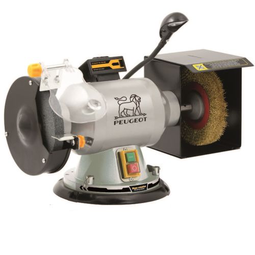 Touret à meuler pivotant meule/brosse 350 W EnergyGrind-150BP PEUGEOT OUTILLAGE 133063 photo du produit
