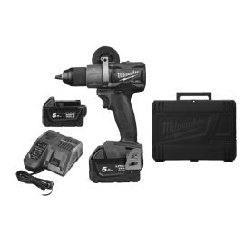 Perceuse-visseuse à percussion 18V Milwaukee M18 FPD2-502X + 2 batteries 5 Ah + chargeur - 4933464264 pas cher Principale M