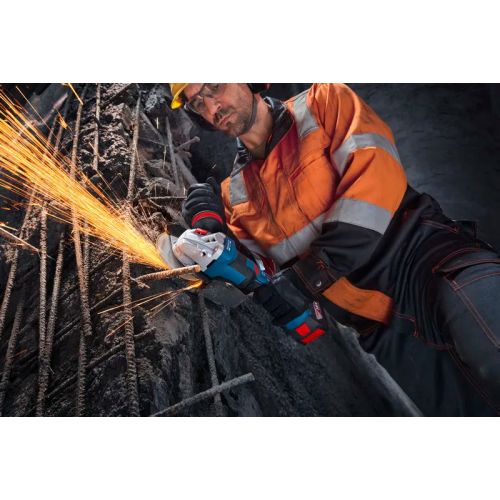 Meuleuse d'angle 18V GWS 18V-11 PS 125 mm (sans batterie ni chargeur) sous carton - BOSCH - 06019N4300 pas cher Secondaire 8 L