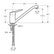 Mitigeur POLO évier bec fondu - ROCA - WM351011Z000004 pas cher Secondaire 1 S