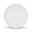 Plafonnier LED SLIMY blanc D300 mm 24 W 4000 K - MIIDEX LIGHTING - 77671 photo du produit