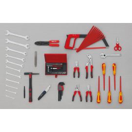 Caisse textile 39 L de 96 outils de composition plombier Sam