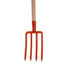 Fourche à bêcher Mermier 4 dents émmanchée photo du produit Principale M