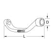 Clé Torx E20 pour écrous de culasse man 1/2 '' KS TOOLS 455.0016 photo du produit Secondaire 1 S