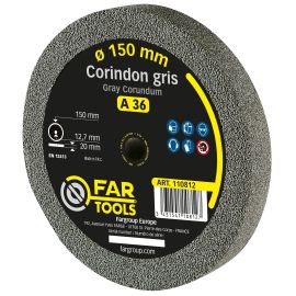 Meule Fartools grain 36 corindon gris 150 mm - 110812 photo du produit Principale M