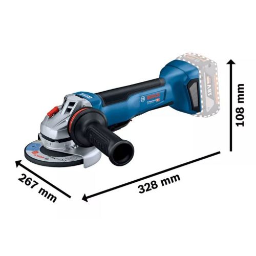 Meuleuse 125 mm 18 V GWS 18V-10 P Professional (sans batterie ni chargeur) + coffret L-BOXX BOSCH 06019J4102 photo du produit Secondaire 1 L