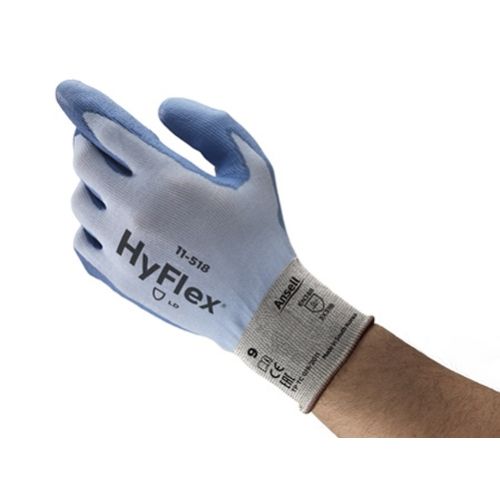 Gants HYFLEX 11518 polyuréthane bleu T10 ANSELL 11518T10 photo du produit Secondaire 2 L