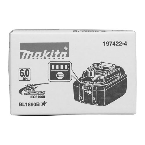 Batterie MAKSTAR 18V 6Ah BL1860B - MAKITA - 197422-4 pas cher Secondaire 6 L