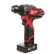 Perceuse-visseuse 12 V Milwaukee M12 BDD-201 + batterie 2 Ah + chargeur + coffret MILWAUKEE 4933479439 photo du produit Secondaire 3 S