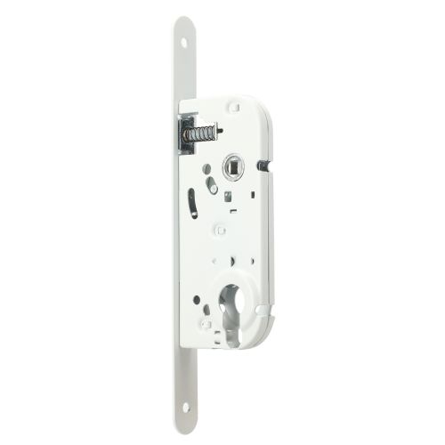 Coffre monopoint &agrave; larder cl&eacute; I 40mm blanc sans g&acirc;che photo du produit