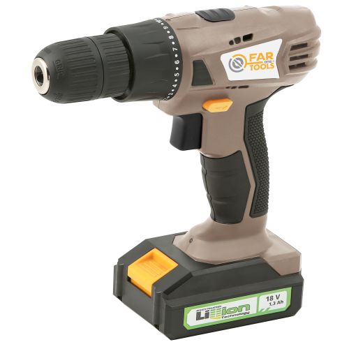 Perceuse-visseuse à percussion 18 V LI 180PB + 2 batteries 1,3 Ah Li-ion + chargeur FARTOOLS ONE 215118 photo du produit Secondaire 1 L