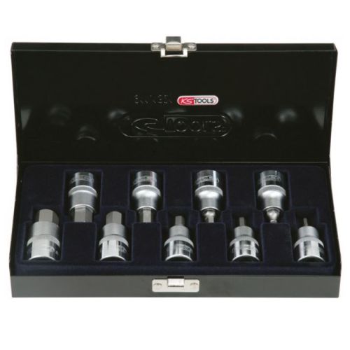 Coffret de 9 douilles tournevis 6 pans 1/2 '' de 4 à 17 mm KS TOOLS 922.1321 photo du produit