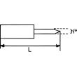 Embouts 1/4’’ au TITANE Torx 40 - SAM OUTILLAGE - E-125-T40 pas cher Secondaire 1 S