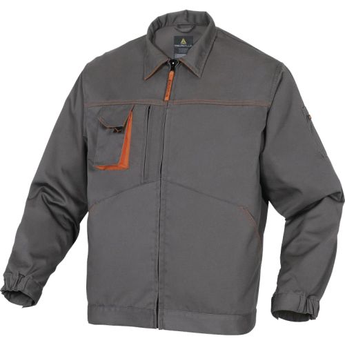 Veste de travail MACH2 mulitipoches gris/orange TXL - DELTA PLUS - M2VE2GRXG pas cher