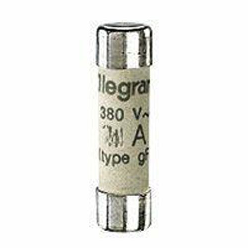 Boite de 10 cartouches industrielles cylindriques type GG 8 x 32 mm avec voyant 6 A LEGRAND 012406 photo du produit Principale L