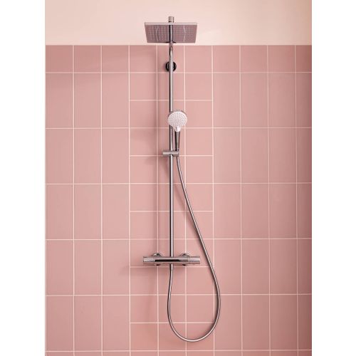 Colonne de douche CROMETTA E 240 avec mitigeur thermostatique HANSGROHE 27271000 photo du produit Secondaire 4 L