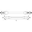 Clé polygonale à cliquet 8x9mm - SAM OUTILLAGE - 106C-8X9 pas cher Secondaire 1 S