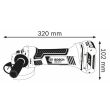 Meuleuse d'angle 18 V GWS 18-125 V-LI + 2 batteries 4 Ah + chargeur + coffret L-BOXX - BOSCH - 060193A30Y photo du produit Secondaire 1 S