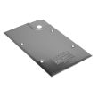 Plaque en acier finition inox brossé pour pivot de sol TSDA droite - SEVAX - WA759313 pas cher