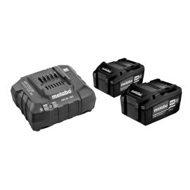 Set de base 2 batteries  18V Metabo Li-Power 4 Ah + chargeur ASC 55 - 685050000 pas cher Principale M