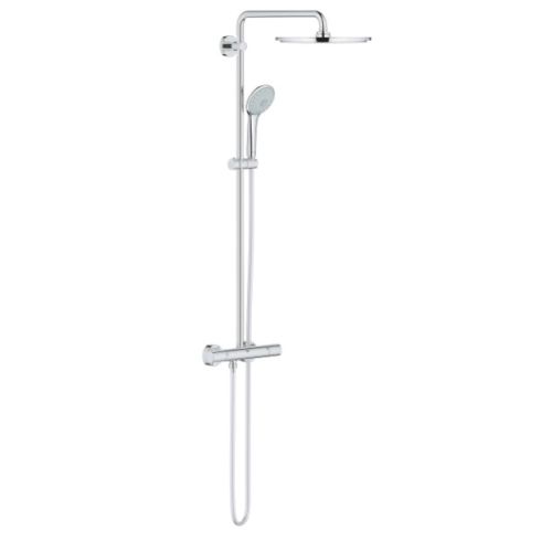 Colonne de douche EUPHORIA SYSTEM 310 avec mitigeur thermostatique GROHE 26075000 photo du produit